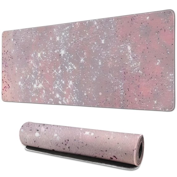 Desk Makeover: Large Pink31.5x11.8 inches Mousepad with Ergonomic Desk Pad, Ideal for Home Office Table & Computer - Positive Affirmation
