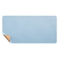 thumbnail image 1 of Desk Mat 24"x12" Computer Laptop Cork Keyboard Mouse Pad Organizer Leather Cover Office Table Protector Double Side Gaming Surface Light Blue, 1 of 5