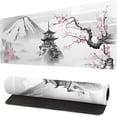 thumbnail image 1 of Desk Mat, Anime Desk Pad Mat, Desk Matt for Desktop, XL Large Mouse Pad for Desk, Anti-Slip Big Mousepad with Stitched Edges, Keyboard Pad Mouse Mat for Gaming and Office (Cherry Blossom 6), 1 of 6