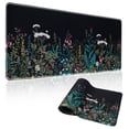 thumbnail image 1 of Desk Mat, Big Desk Pad, 31.5 x 11.8in Extended Gaming Mouse Pad, Large Mouse Pad for Desk Rubber Base Mousepad with Stitched Edges, Keyboard Mouse Mat for Work, Game, Office, Home - Weeds, 1 of 6