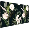 thumbnail image 1 of Desk Mat Black and Gold White Rose Flowers Decor Large Keyboard Mouse Pad for Laptop Pc Setup Desk Cover Protector Desk DéCor for Office Home Work Gaming 31.5" X 15.7" Stitched Edge Non-Slip Design, 1 of 6