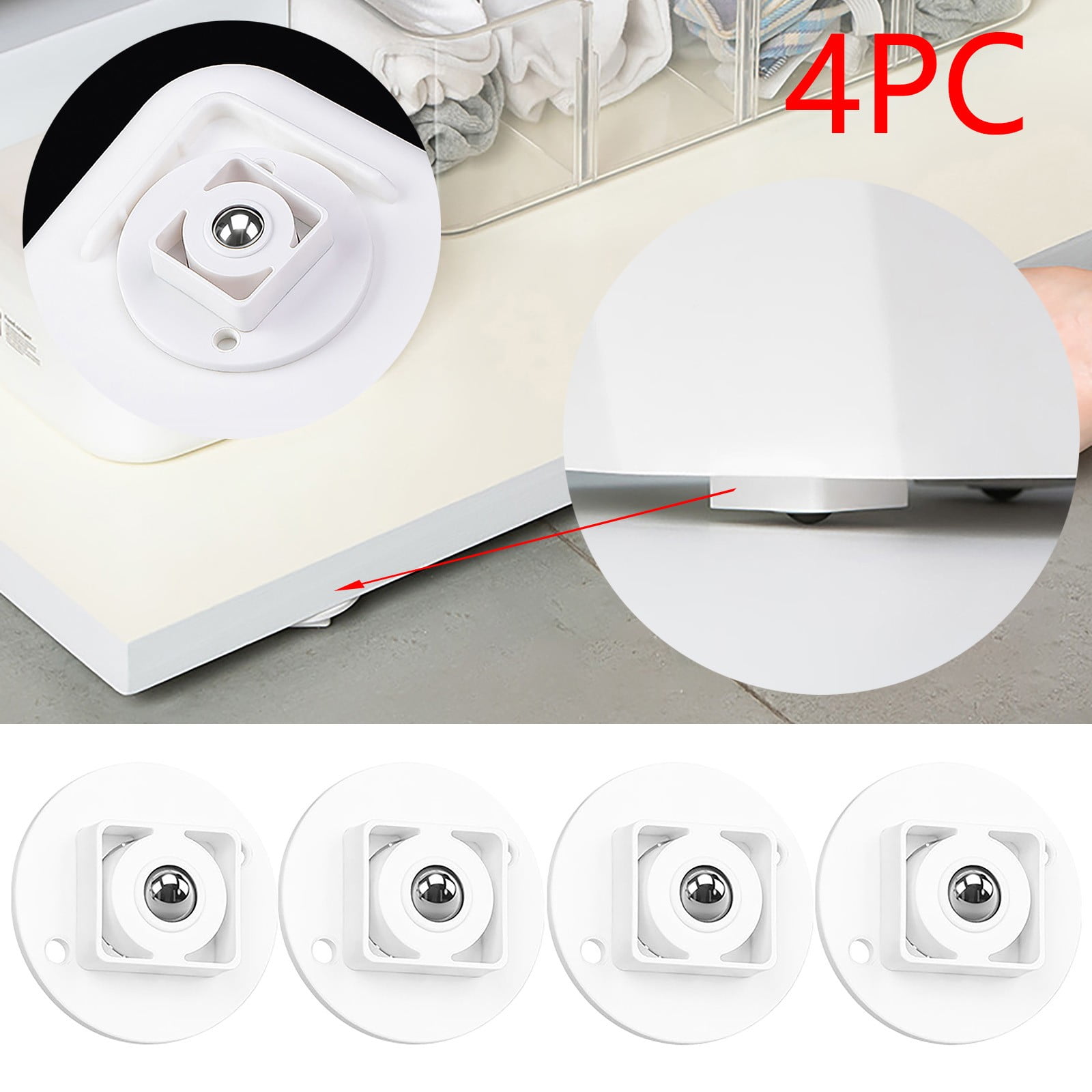 under Desk Mat for Carpet Clear Back Wheel Roller Set Rotating Swivel