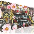 thumbnail image 1 of Desk Mat, Decor Extended Gaming Mouse Pad Large 31.5" x 15.7" XL Keyboard pad with Stitched Edges Non Slip Base, Water-Resistant Computer Laptop Desk Pad for Room Decor (Floral Wreath), 1 of 6