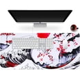 thumbnail image 1 of Desk Mat, Extended Gaming Mouse Pad 35.4" x 15.8" XXL Keyboard Laptop Mousepad with Stitched Edges Non Slip Base, Water-Resistant Computer Desk Pad for Office and Home（Surfing）, 1 of 6