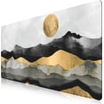 thumbnail image 1 of Desk Mat, Extended Gaming Mouse Pad (35.4x15.7 in), Large Non-Slip Rubber Base Mousepad with Stitched Edges, Waterproof Keyboard Mouse Mat Desk Pad for Work, Game, Office, Home - Sunset, 1 of 7