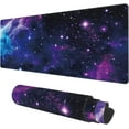 thumbnail image 1 of Desk Mat, Galaxy Nebula Universe Space Extended Gaming Mouse Pad Large, Big Mouse Pad with Non-Slip Base and Stitched Edge, Long Computer Keyboard Mouse Mat for Home Office, 1 of 5
