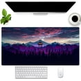 thumbnail image 1 of Desk Mat, Gaming Mouse Pad for Desk, XXL Expanded Large Computer Desk Pad, Keyboard and Mouse Pad with Stitched Edges 31.5 x 15.7 Inch (Extended XX-Large, Firewatch Tower), 1 of 5