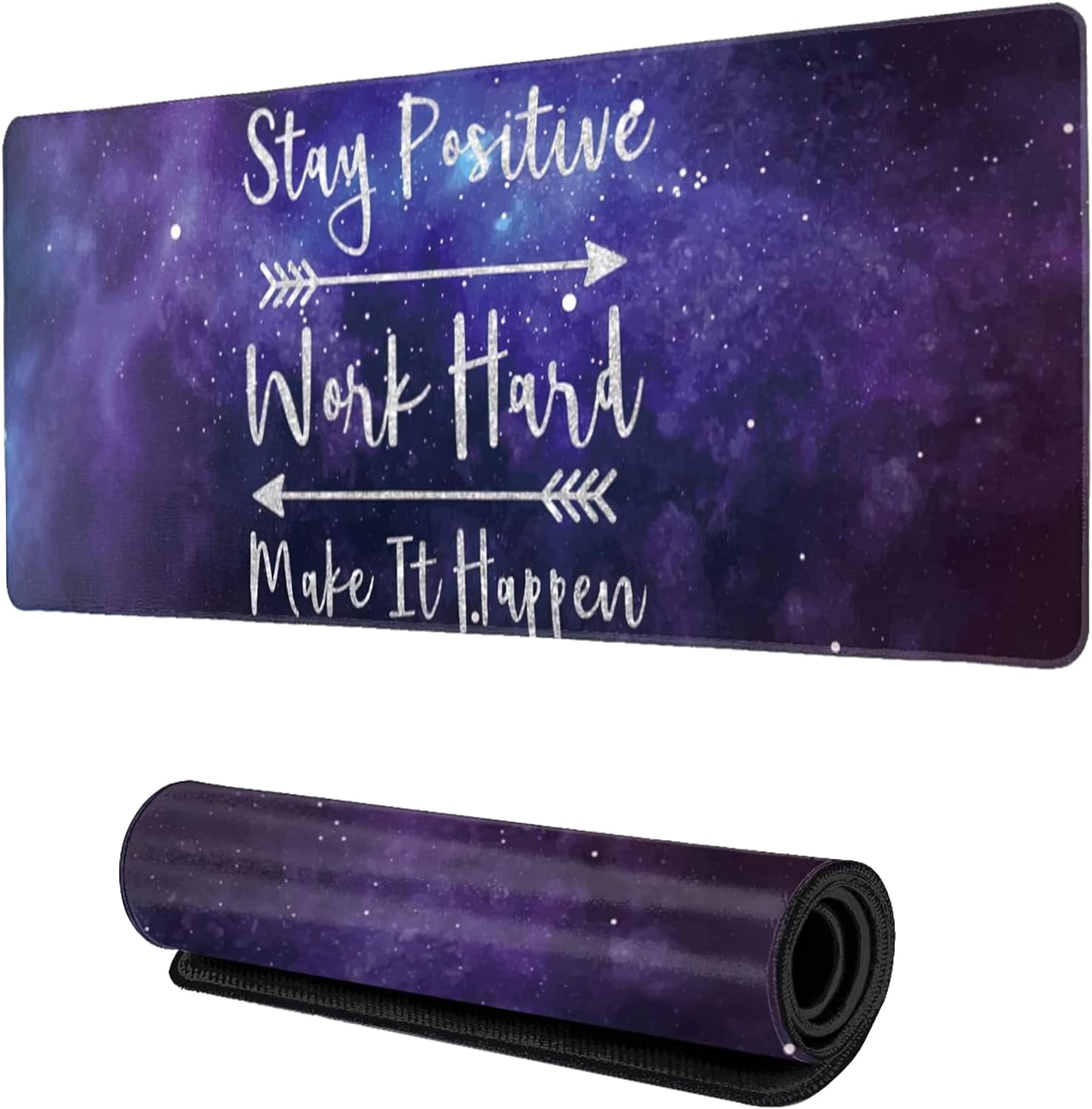 Desk Mat,Inspirational Quotes Gaming Mouse Pad,XXL Mouse Pad Mat for ...