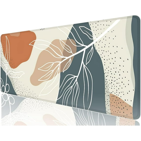 Desk Mat, Large Mouse Pad, 31.5" x 11.8" XXL Extended Gaming Mousepad, Desktop Decor Desk Pad, Cute Men Women Office Supplies and Accessories, XL Mouse Pad for Laptop & Keyboard, Desert Flower