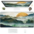thumbnail image 1 of Desk Mat,Mountain Extended Gaming Mouse Pad for Office Work & Game,Computer Keyboard Mouse Mat Desk Non-Slip Rubber Base Large Mousepad with Stitched Edges, 31.5x15.7inch, 1 of 6