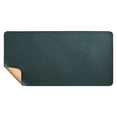 thumbnail image 1 of Desk Mat PU Leather Cork Blotter Pad with Lock Edge 23.6"x11.8" for Desktop Computer Gaming Decor Accessories Table Under Keyboard Mousepad Pads Dark Green, 1 of 5