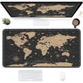 thumbnail image 1 of Desk Mat,Vintage World Map Extended Gaming Mouse Pad for Office Work & Game,Computer Keyboard Mouse Mat Desk Non-Slip Rubber Base Large Mousepad with Stitched Edges, 31.5x15.7inch, 1 of 6