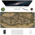 thumbnail image 1 of Desk Mat World Map 35.5" x 15.7" Mouse Pad Large,Keyboard Mats for Desk,Extended Mouse Pad,Non-Slip Base Stitched Edges Desk Pad,Desk Cover,Home Office Accessories, 1 of 6