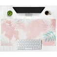 thumbnail image 1 of Desk Mat XXL Gaming Mouse Pad, Abstract Pink Boho Pastel Painting Keyboard Mats Cute Extended Mouse Pad Extra Large Desk Mats （31.5X15.75 in）Desktop Laptop Protector Computer Accessories, 1 of 4