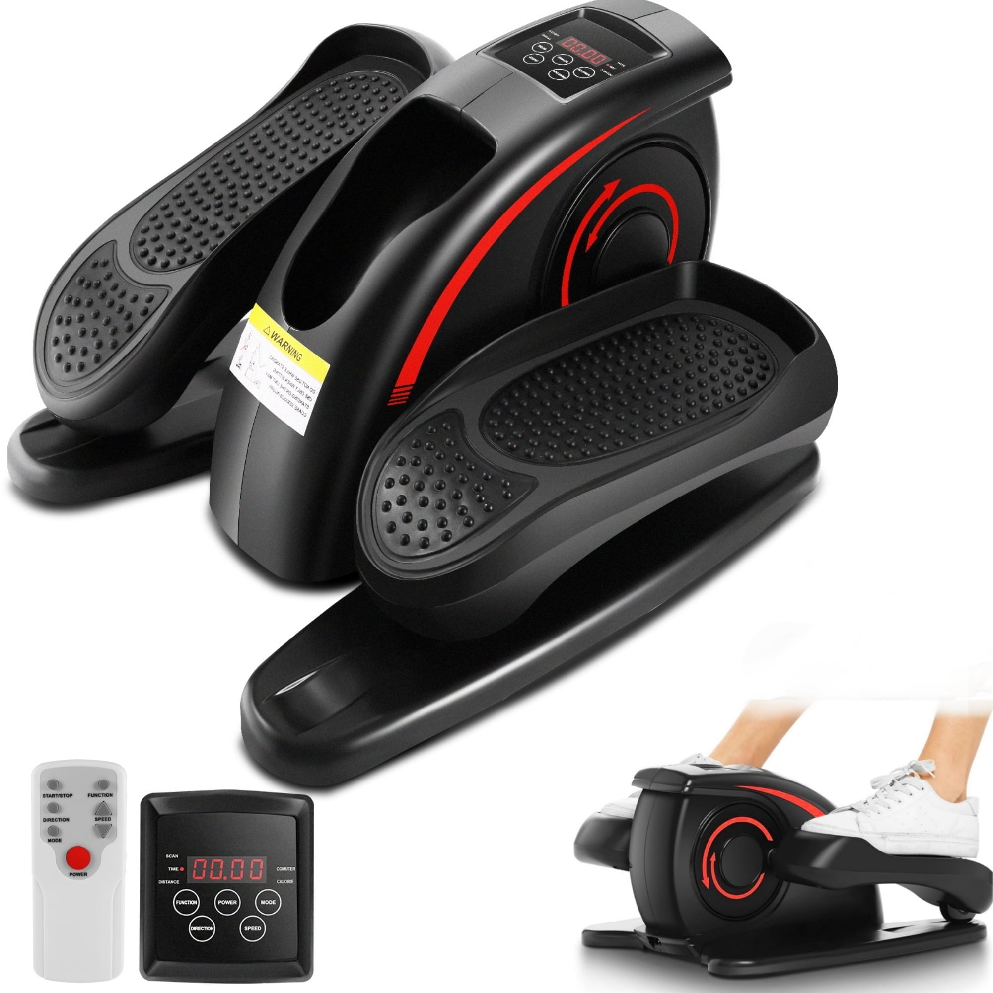 ANCHEER Compact Mini Under Desk Elliptical, Electric Seated Pedal