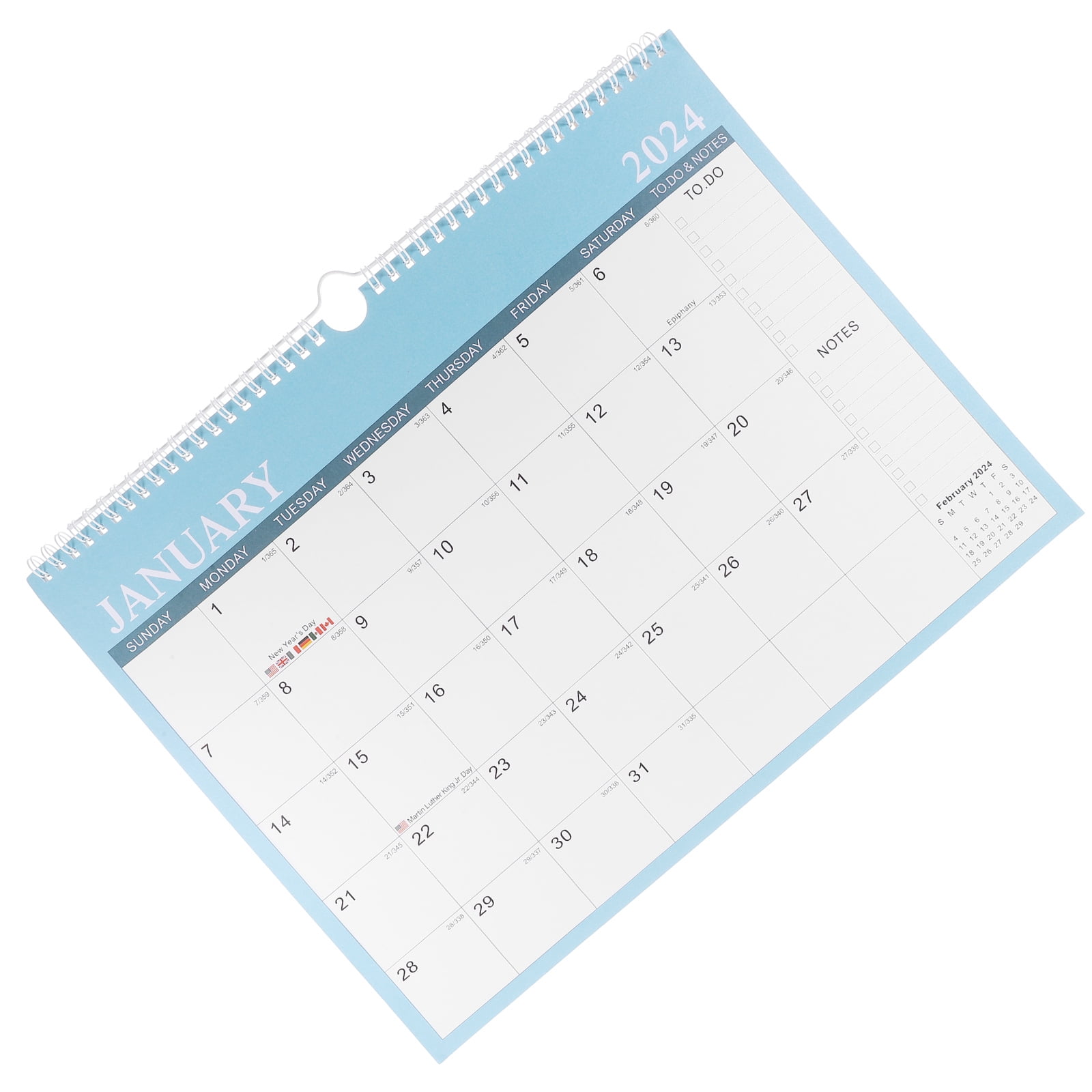 Desk Monthly Wall Calendar Holiday Planning Calendar 20242025 Hanging