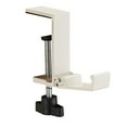 thumbnail image 1 of Desk Mount Bag Holder Hook Clamp,Aluminum Foldable Headphone Holder for Desk,Headset Stand for Desk,Backpack Holder Hook for Desk,Table Bag Hook,Under Desk Clamp Hook for Gaming PC Accessories, 1 of 8