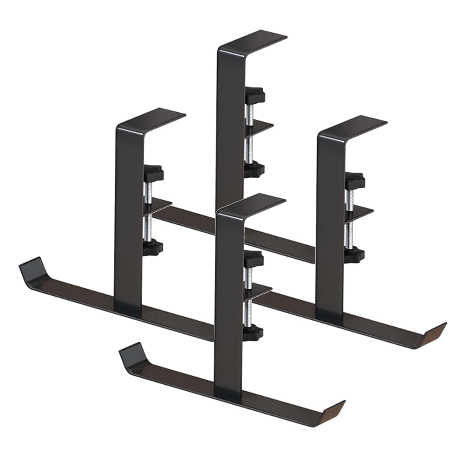 Garland Holder For Fireplace Mantle – Adjustable, No-Drill Hanger For Stockings & Christmas Decor – Gold Finish, 3 Pack