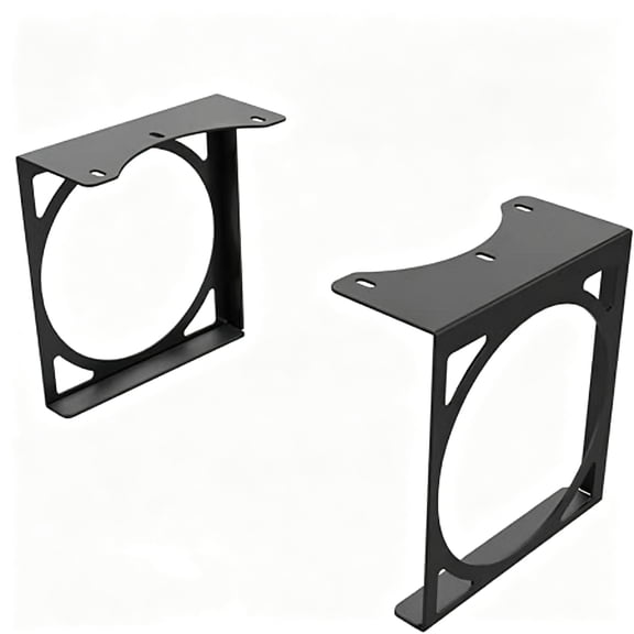 Under Desk Mount for Xbox Series X  Heavy Duty Metal Hidden Bracket, Space-Saving with Cooling Design, Soft Padding, Cable Management, 6 Screws Included
