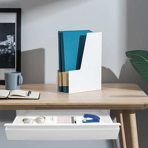 Under Desk Mounted Sliding Pull-out Drawer without Shell for Office Desk, Pull-out Drawer Storage Organizer for Sit Stand Workstation Store Keyboard, Mouse, White