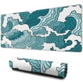 thumbnail image 1 of "Desk Mouse Pad: Extra Large Topographic Pattern, Non-Slip Rubber Base for Comfort and Style - Enhance Your Desk Decor Now", 1 of 7