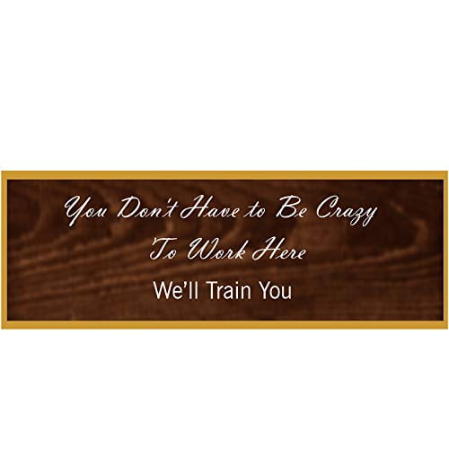 Desk Name Plate Engraved Name Plate Funny Name Plate Office Name Plate