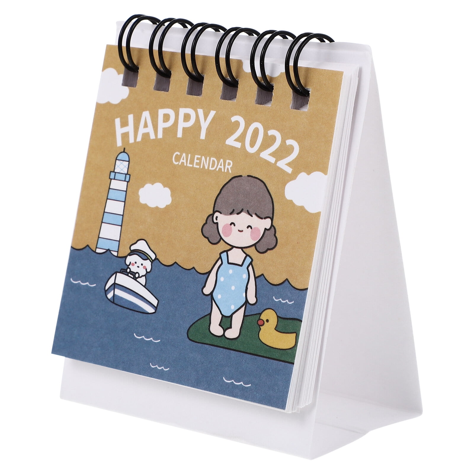 Desk Notepad Small Calendar 2022 Desktop Mini Notepads Block for