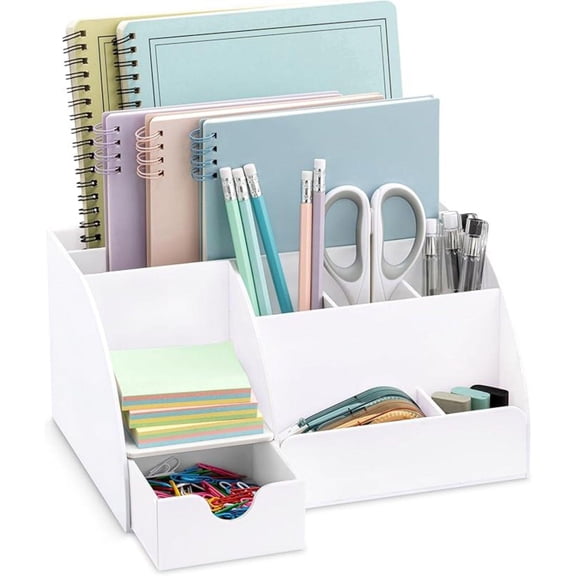 Desk Organizer, 9 Compartments, Office Supplies and Desk Accessories Organizer, Pen Holder, Office D r Desktop Organizer