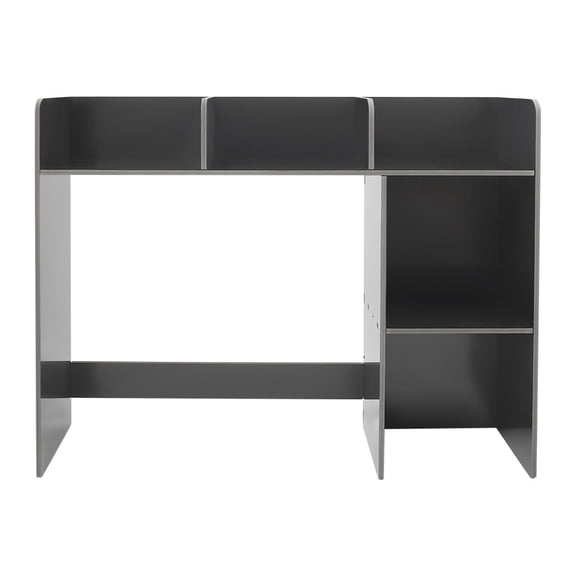 Desk Organizer, Desk Bookshelf, Black, Great for Living Rooms, Bedrooms, Study Rooms, Offices, Dormitories, Kitchens, Schools to Store Computers, Books, Magazines, Cosmetics, Jewelry, and More