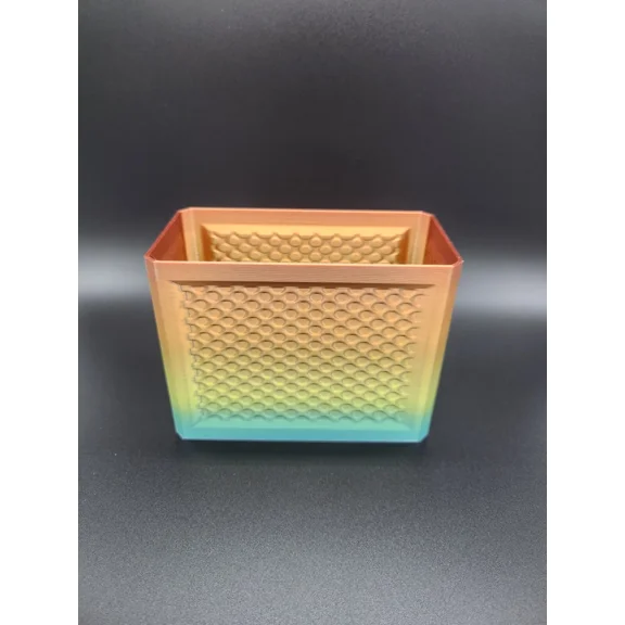 Desk Organizer Desktop Pen Pencil Holder Made With Rainbow Silk Pla