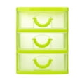 thumbnail image 1 of Desk Organizer Plastic Desktop Drawer Storage Office Supplies Storage Drawers for Organizing Office Desk Accessories, File Organizer for Desk Small Drawers Organizer Cute Stuff (Green, M), 1 of 2