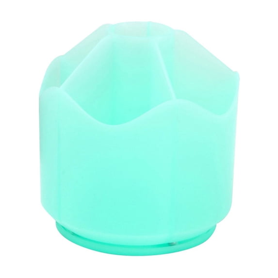 Desk Organizer Sparkling Diamond-like Pencil Holder,360 Degree Rotating Pen Holder,Desk Organizer for Mail,Large Capacity with 5 Slots,Cute Office Supplies Pencil Cup Desktop Storage Stationery