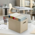 thumbnail image 1 of Desk Organizer Storage Box | Under Table Book Storage Box, Large Capacity Plastic Organizing Tool, Sturdy & Durable, Portable for Classroom Desk - 25 x 29 x 19.8cm, 1 of 3