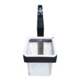 thumbnail image 1 of Desk Organizer White Metal Mesh Clamp on Desk Organizer 1 Pack Square Basket for Home Office Side Mount Storage of Drinks and Small Supplies, 1 of 7