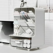 Desk Organizer under $5! CQCYD Slanted Pen Holder Stationery Storage Rack with 7 Compartments, Multifunctional Desktop Organizer for Office Supplies
