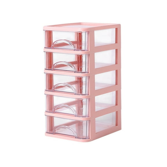 Desk Organizer with Drawer Desktop Organizer Desk Storage Box Plastic Stackable Organizers Stationery Supplies for Home