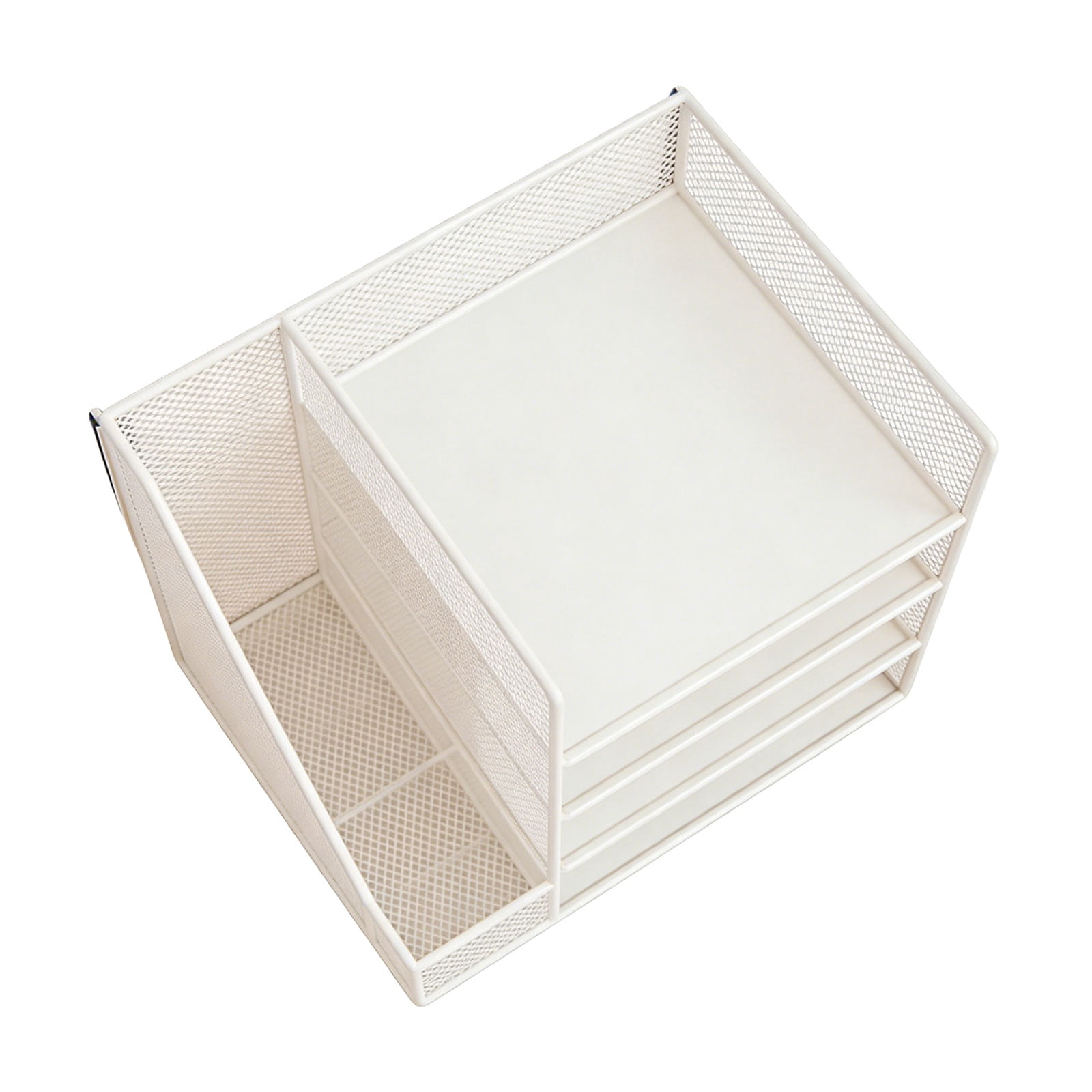 Desk Organizers 4-Tiers Desktop File Organizers Meshes Desk Accessories,File Sorters,Workspaces Organization Offices Supplies