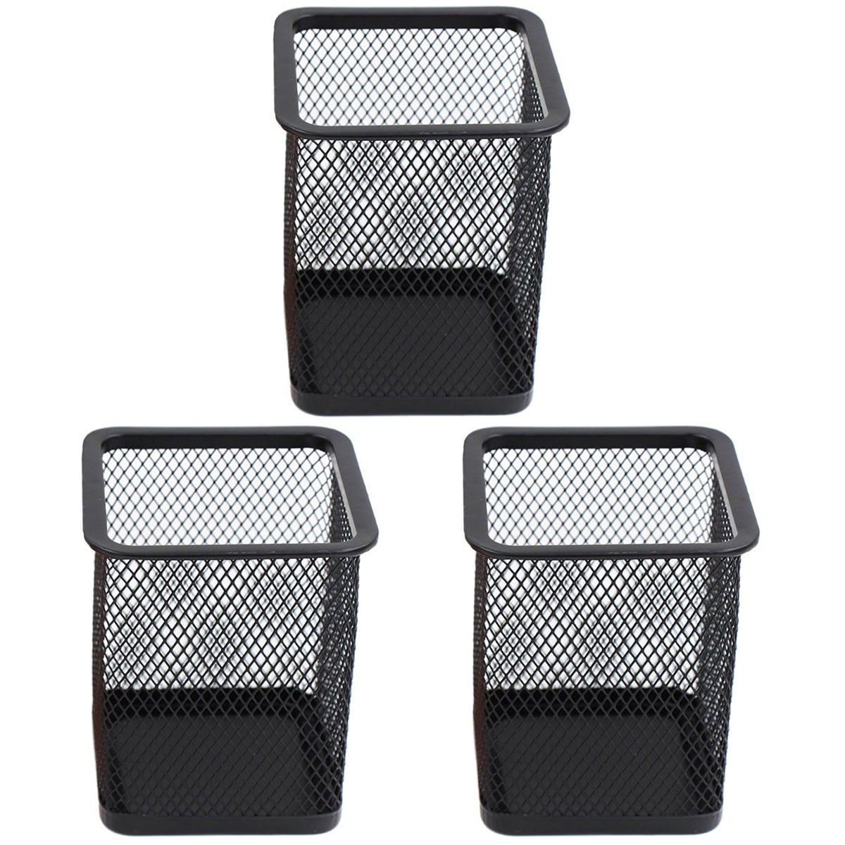Desk Organizers Accessories Pencil Black Pencils Wood Holder Office
