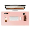 thumbnail image 1 of Desk Pad, 31.5" x 15.8" PU Leather Desk Mat, M Extended Mouse Pad, Waterproof Desktop Blotter Protector, Non-Slip Ultra Thin Small Laptop Keyboard Writing Mat for Office Home, 1 of 4