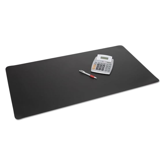 Desk Pad, Computer Mat, Desk Protector Mat, Keyboard and Mouse Pad, Work From Home , Medium, Black