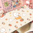thumbnail image 1 of Desk Pad, Cute Cartoon Table Cover Desk Mat Water Repellent Protector Blotter Mouse Pad for Writing, Laptop, Desktop for Kids Girls (60cm*100cm, White Rabbit 2), 1 of 1