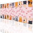 thumbnail image 1 of Desk Pad,Cute Cat Paws Desk Mat Extended Large for Office Work & Game,Non-Slip Rubber Base and Stitched Edges,Suitable for Offices,Keyboards,Computers and Laptops 31.5" X 15.7", 1 of 6