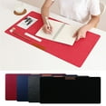thumbnail image 1 of Desk Pad Felt, Table Cover Desk Mat Soft Smooth Protector Blotter Mouse Pad Mug Cup for Writing, Gaming, Laptop, Desktop at Academic, Office, Home (Red, 8 Sizes Available), 1 of 8