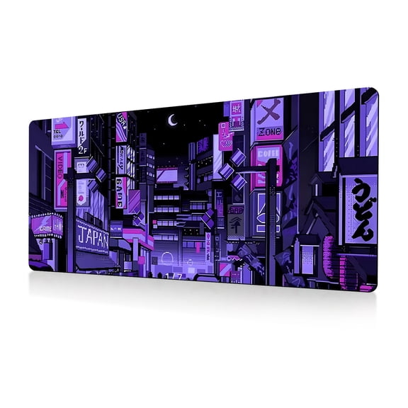 Desk Pad Gaming Extended Pad Big Keyboard PC Laptop for Women Large Pad with Stitched Edged