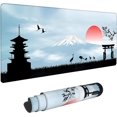 thumbnail image 1 of Desk Pad, Japanese Mount Fuji Sunrise Gaming Mouse Pad,Computer Desk Mat Keyboard with Non Slip Base for Home Office,Extended Large Size 31.5" X 15.7", 1 of 6