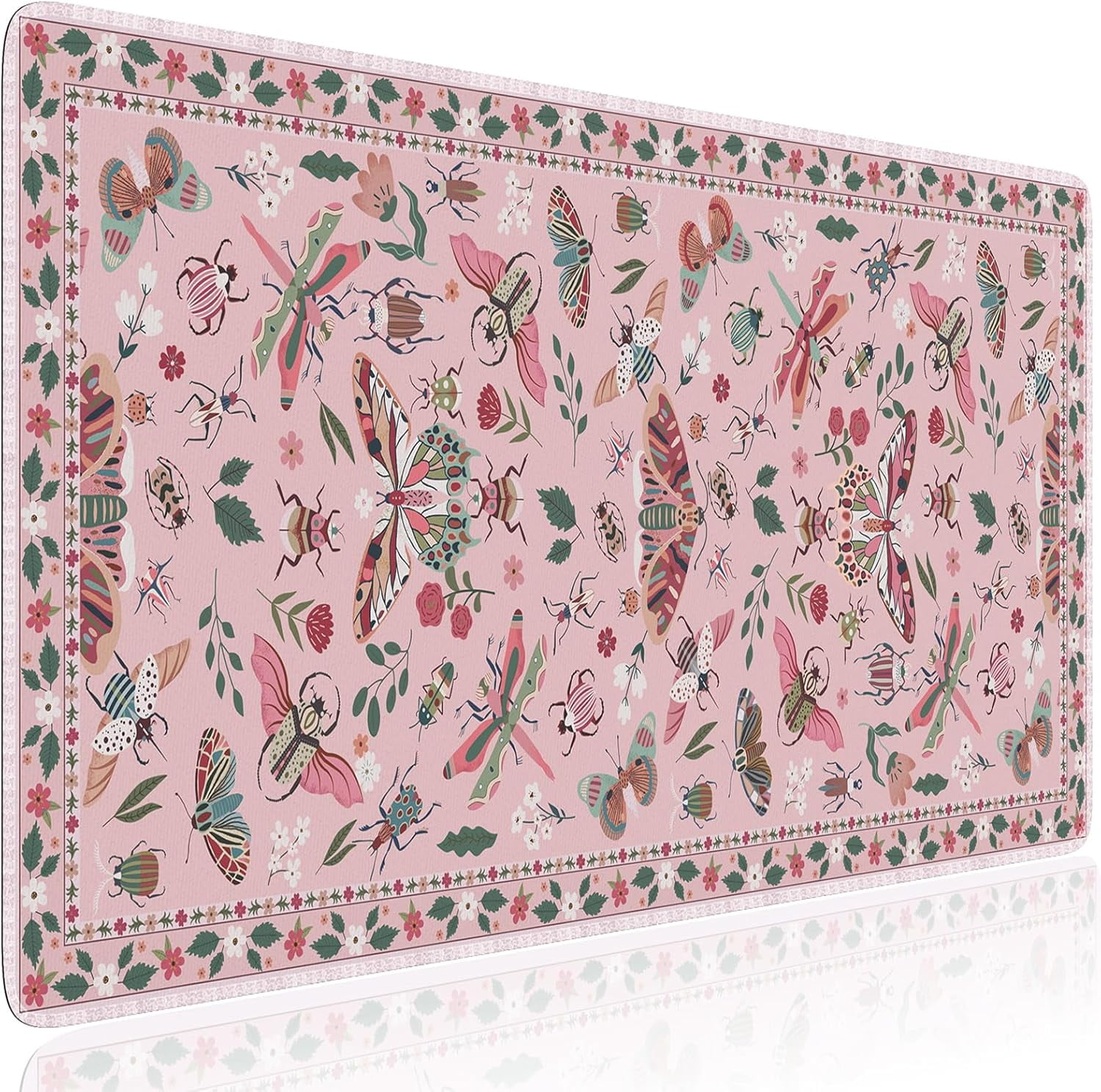 Desk Pad Mat, Pink Desk Mat, Cute Mouse Mat, Large Desk Keyboard Mat ...