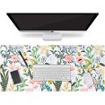 thumbnail image 1 of Desk Pad, Office Desk Mat 35.4" ×15.7" Large Gaming Mouse Pad Durable Extended Computer Mouse Pad Water-Resistant Thick Writing Pads with Non-Slip Rubber Base for Office Home(Summer Wildflower), 1 of 6
