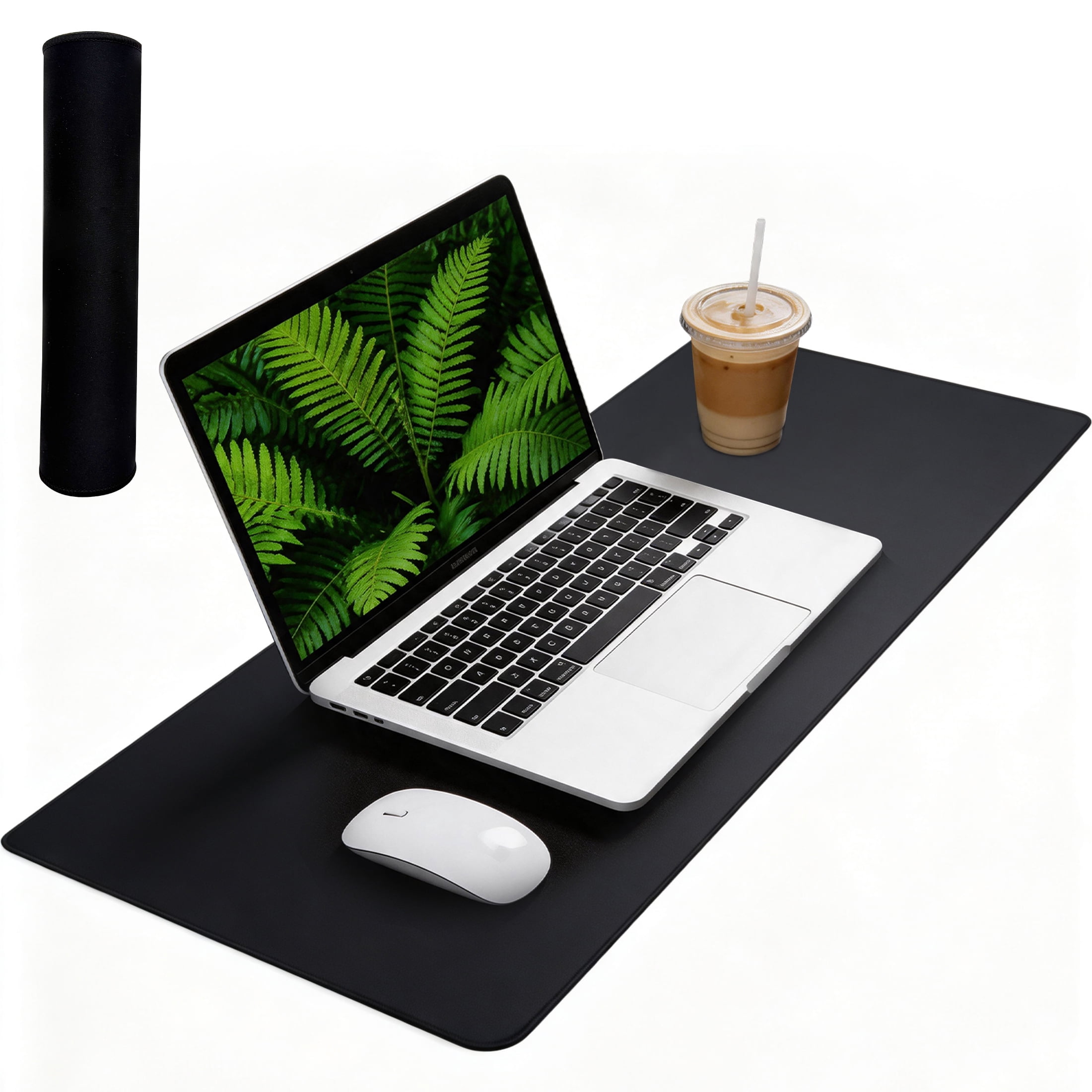 31.5x12 Inch Large Desk Pad, Waterproof Non Slip Extended Mouse Pad, Smooth Keyboard Desk Mat with Stitched Edges for Office Gaming Laptop