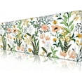 thumbnail image 1 of Desk Pad Protector,Mouse Pad with Non-Slip Rubber Base,Textured & Waterproof Mousepad with Stitched Edges,Large Desk mats for Computers,Laptop,Gaming,Office & Home,31.5 x 11.8 in,Pretty Flowers, 1 of 6