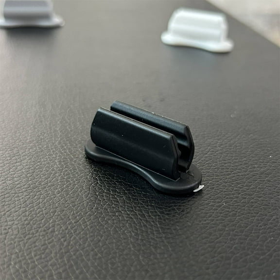 Desk Pen Holder Adhesive Pencil Organizer,Pen Holder for Wall Clipboard Marker Storage Universal Desktop Organizer Black,desk organizer,pen holder,adhesive pencil holder,Black,1Pc